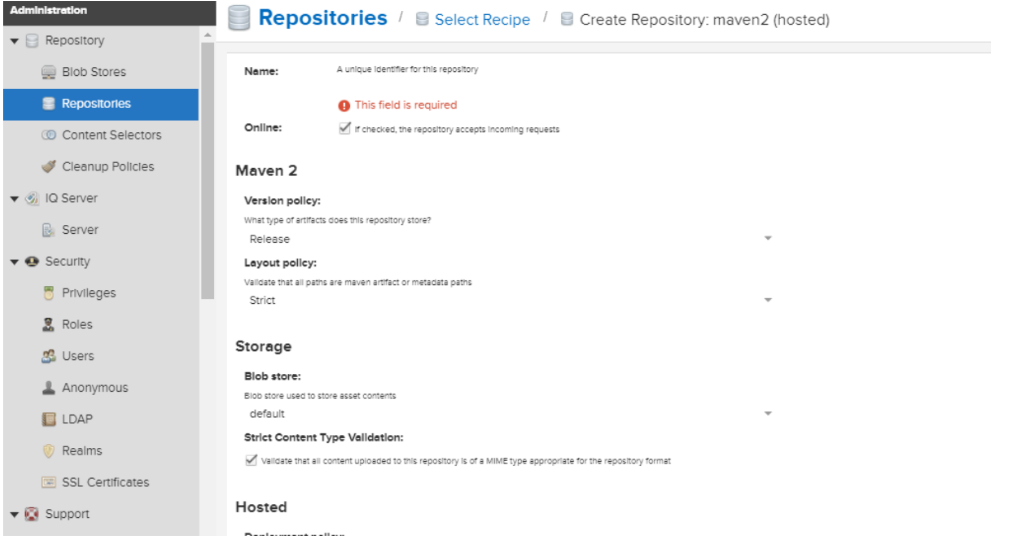 Create Repositories - Integrate Nexus with Jenkins