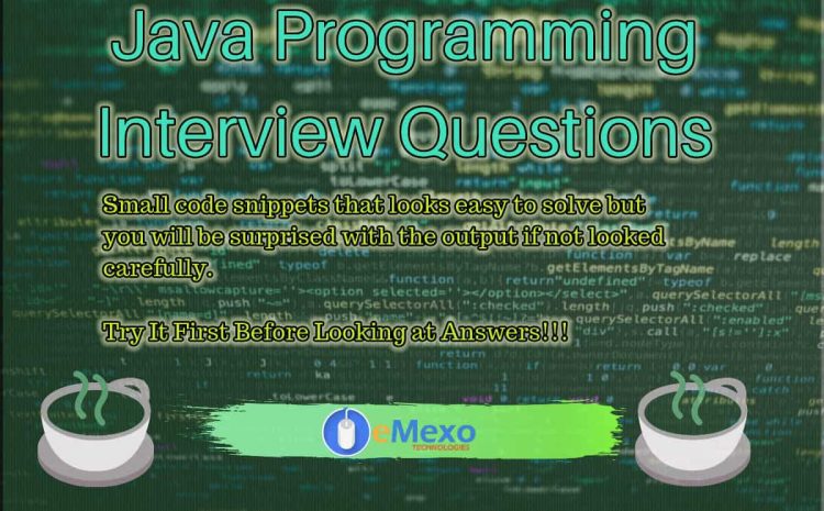  Java Coding Interview Questions