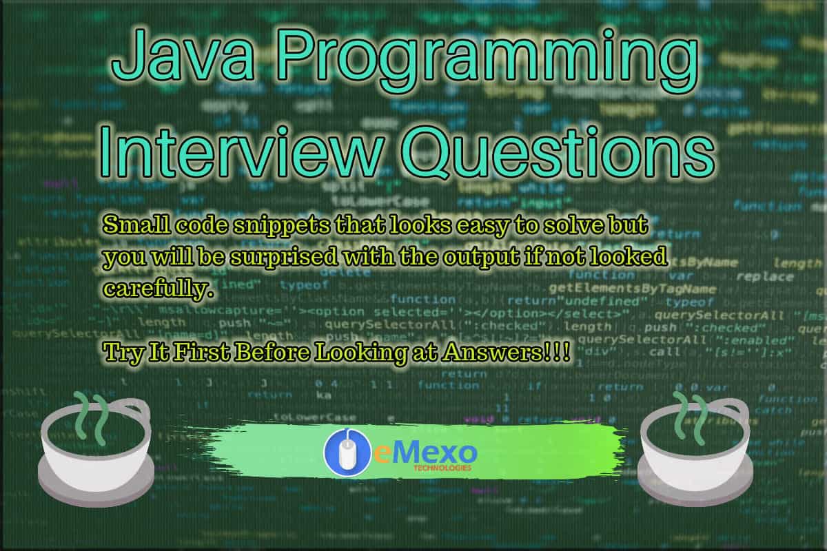 Java Coding Interview Questions