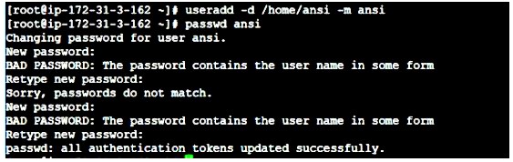 to Install Ansible in AWS ec2- username