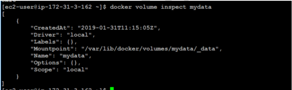 Docker Volumes - scope