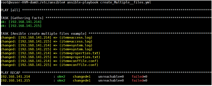 Create Multiple Playbook File